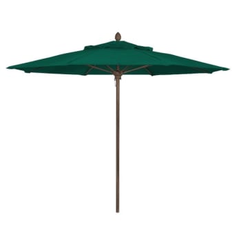 Image for Fiberbuilt® Riva Forest Green Acrylic Umbrella With Champagne Bronze Pole 11' from HD Supply
