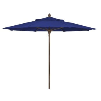 Fiberbuilt® Riva Royal Blue Acrylic Umbrella With Champagne Bronze Pole 11'