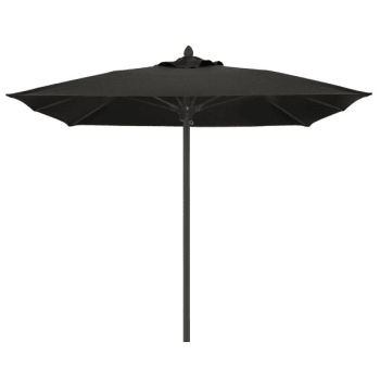 Image for Fiberbuilt® Riva Black Acrylic Umbrella With Black Pole 6' from HD Supply