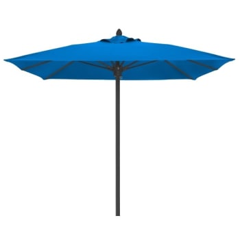 Fiberbuilt® Riva Pacific Blue Acrylic Umbrella With Black Pole 10'