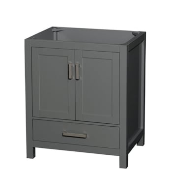 Image for Wyndham Sheffield Dark Gray Wood Single Bathroom Vanity 30" X 22" Without Sink from HD Supply