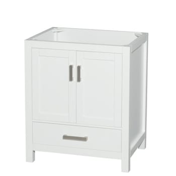 Image for Wyndham Sheffield White Wood Single Bathroom Vanity 30" X22" Without Countertop from HD Supply