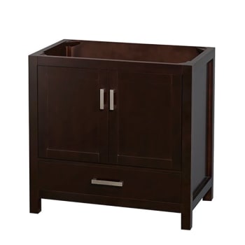 Image for Wyndham Sheffield Espresso Wood Single Bathroom Vanity 36" x 22" Without Mirror from HD Supply