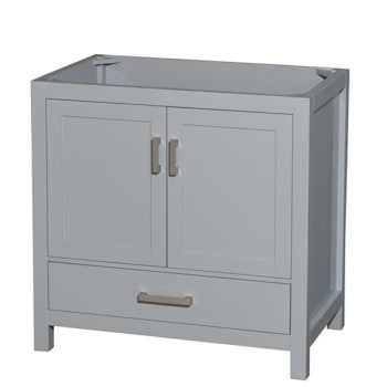 Image for Wyndham Sheffield Gray Wood Single Bathroom Vanity 36" x 22" Without Countertop from HD Supply