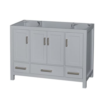 Image for Wyndham Sheffield Gray Wood Single Bathroom Vanity 48" Without Countertop from HD Supply