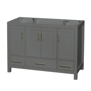 Image for Wyndham Sheffield Dark Gray Wood Single Bathroom Vanity 48" Without Countertop from HD Supply