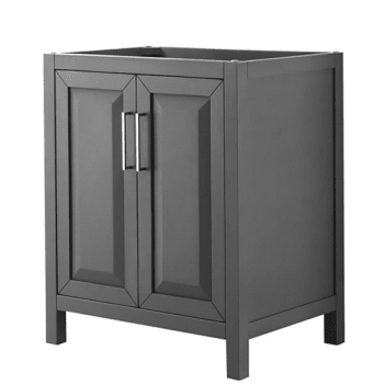 Image for Wyndham Daria Dark Gray Single Bathroom Vanity 30" Without Countertop from HD Supply