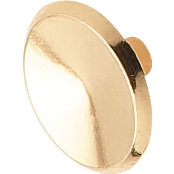 Image for 1-1/2" Die-Cast Zinc Cabinet Knob Polished Brass, Package of 5 from HD Supply