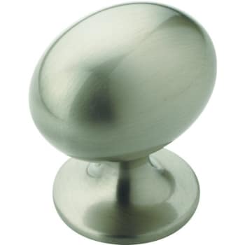 Amerock Allison Egg 1-3/8" Oversized Knob, Satin Nickel-Package Of 25