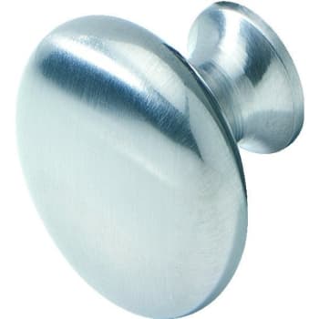 1-1/4" Cabinet Knob Satin Chrome, Package Of 25