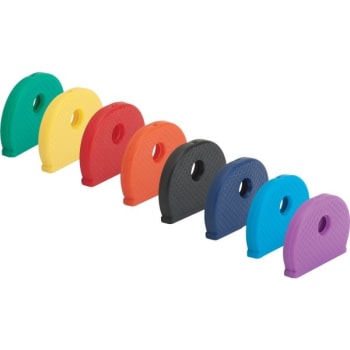 Lucky Line Key Caps Rubber Like Vinyl, Assorted Colors, Package Of 20