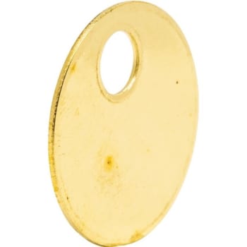 Image for Lucky Line 1" Diameter Brass Tags Package Of 10 from HD Supply