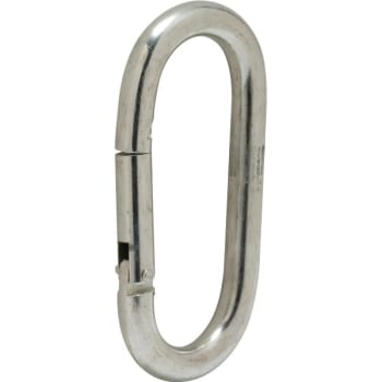 Image for Lucky Line 4" Steel Oval Interlocking Snap Zinc Plated Steel, Package Of 2 from HD Supply