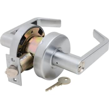 Image for Yale® Cylindrical Storeroom Lever Lockset, 2-3/4" Backset, Certified ANSI/BHMA A156.5 Grade 2 from HD Supply