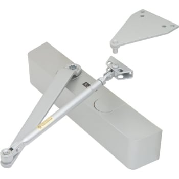 Image for Shield Security® Size 1-4 Heavy-Duty Hydraulic Door Closer, Aluminum, With Cover from HD Supply