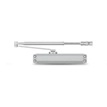 Shield Security® Size 4 Heavy-Duty Hydraulic Door Closer, Aluminum