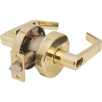 Image for Yale® Interchangeable Core Cylindrical Entry Lever Lock, Brass from HD Supply