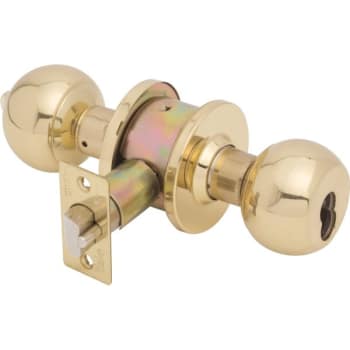 Yale® Interchangeable Core Cylindrical Entry Knob For 2-3/4 Backset, Brass