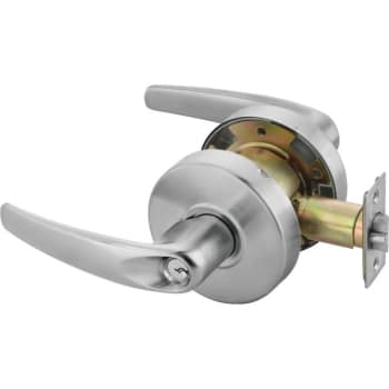 Image for Yale® 4600 Monroe Lever Storeroom Lockset w/ Key Lock (Satin Chrome) from HD Supply