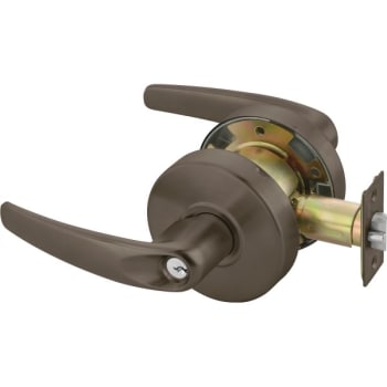 Image for Yale® 4600 Monroe Lever Storeroom Lockset w/ Key Lock (Dark Oxidized Satin Bronze) from HD Supply
