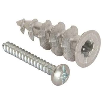 Image for #8 X 1-1/2 In Ez Metal Zinc Wall Anchors Kit Package Of 25 from HD Supply