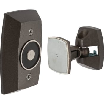 Rixson Adjustable Short Armature Concealed Wiring Door Holder, Dark Bronze