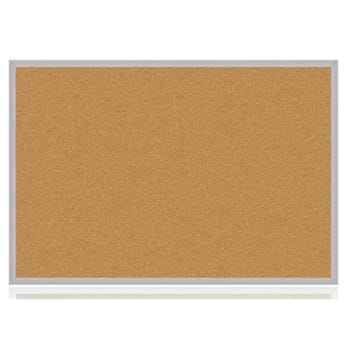 Image for Ghent 4 x 6 ft. Natural Corkboard w/ Frame from HD Supply
