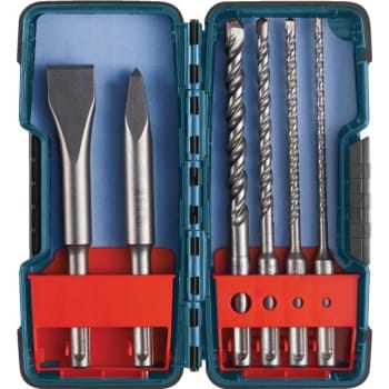 Image for Bosch® SDS-plus® Bulldog™ 6-Piece Rotary Hammer Bit Set from HD Supply