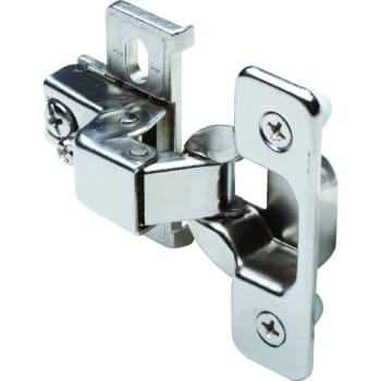Image for ½ in. Overlay Self-Closing Cabinet Hinge (Nickel) (2-Pack) from HD Supply