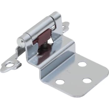 Image for 3/8 Inset Self Closing Hinge Pair Polished Chrome Finish Package Of 50 from HD Supply