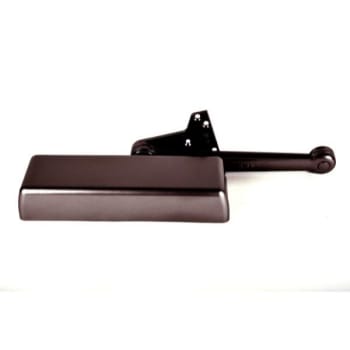 LCN® 4110 Series Lh Surface Door Closer, Hold-Open Extra-Duty Arm, Dark Bronze