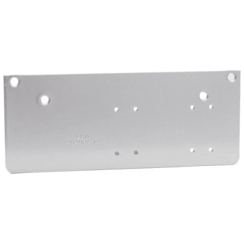Lcn® Drop Plate Only, Narrow 2 Inch Top Rail Or Flush Ceiling, Aluminum/689