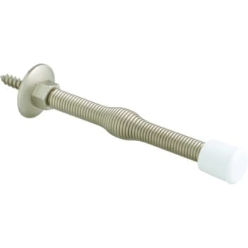 Image for 3 in Economy Flexible Spring Door Stop (50-Pack) (Satin Nickel) from HD Supply