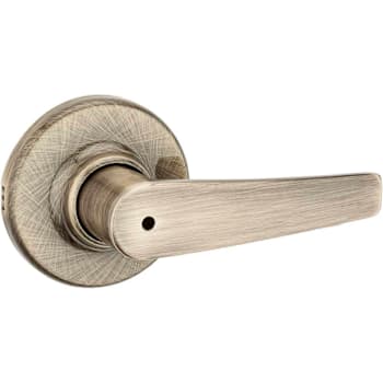 Image for Kwikset Delta Antique Brass Bed/Bath Door Lever from HD Supply