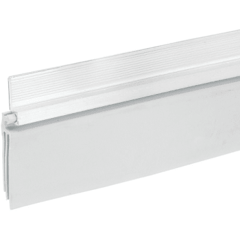 Frost King Aluminum And Vinyl Self Stick Door Sweep White
