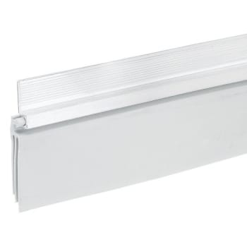 Image for Frost King Aluminum And Vinyl Self Stick Door Sweep White, Package of 6 from HD Supply