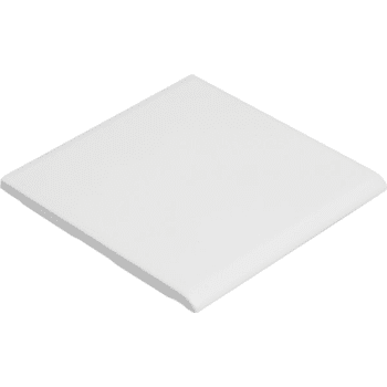 Image for Daltile® Single Bullnose Ceramic Tile, 4-1/4 X 4-1/4", White Semi-Gloss 100/bx from HD Supply