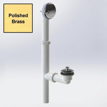Image for Watco® Bath Waste Plastic Tubular Lift & Turn White Pvc Pb from HD Supply