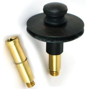 Image for Watco® Bathtub Drain Stopper Push-Pull 3/8 Or 5/16 Threaded Pin Orb Finish from HD Supply
