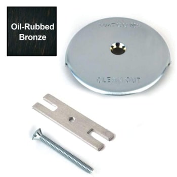 Image for Watco® Bathtub 1-Hole Overflow Plate To Retrofit 1 Or 2 Hole Existing Prb from HD Supply