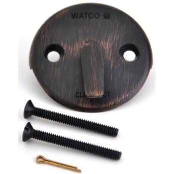 Image for Watco® Trip Lever Bathtub Overflow Plate Kit-Oil Rubbed Bronze Finish from HD Supply