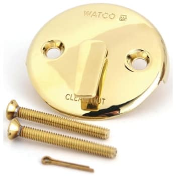 Image for Watco® Trip Lever Bathtub Overflow Plate Kit- Polished Brass Finish from HD Supply