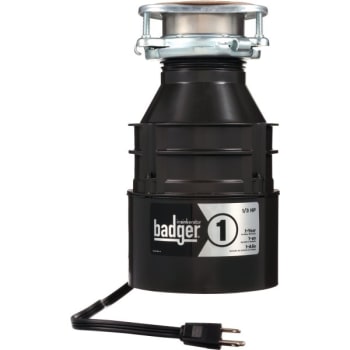 InSinkErator® Badger 1™ 1/3 HP, Garbage Disposal w/ Power Cord