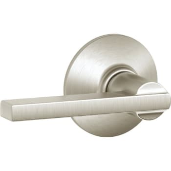 Image for Schlage® Latitude F Series Lever, Passage, Grade Aaa, Satin Nickel from HD Supply