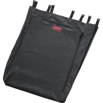 Image for Rubbermaid 30 Gal Black Polyester Step-On Linen Hamper Bag from HD Supply