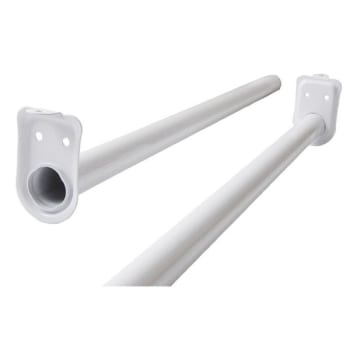Image for Design House® White Adjustable Closet Rod 72 - 120" W, Case Of 2 from HD Supply