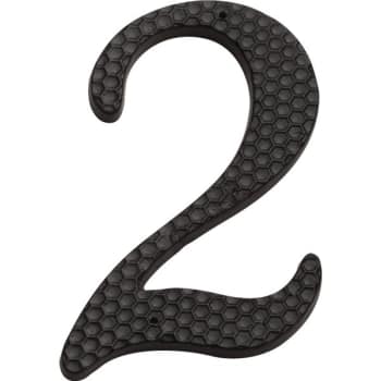 Image for 4" Black Number 2, Package Of 2 from HD Supply