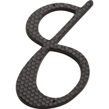 Image for 4" Black Number 8, Package Of 2 from HD Supply
