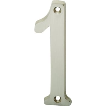 Image for Hy-Ko 4" Satin Nickel Number 1 from HD Supply