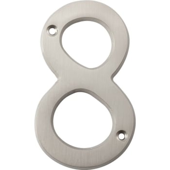 Image for Hy-Ko 4" Satin Nickel Number 8 from HD Supply